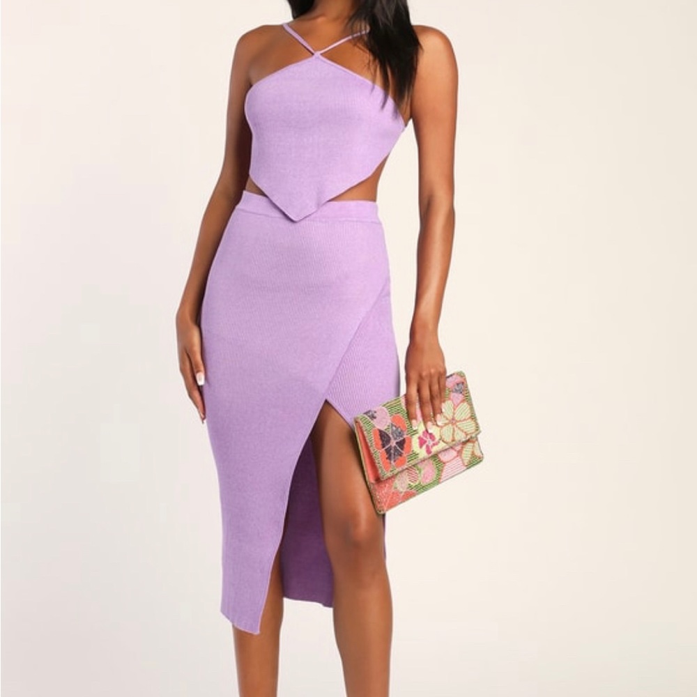 LULUS PURPLE SKIRT